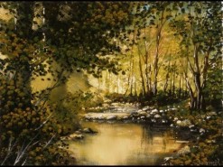 Golden Pond - Time Lapse Painting
