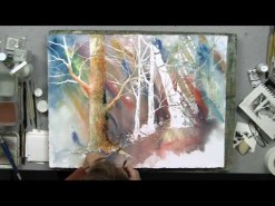 Tree Bark Texture in Watercolor with Linda Baker